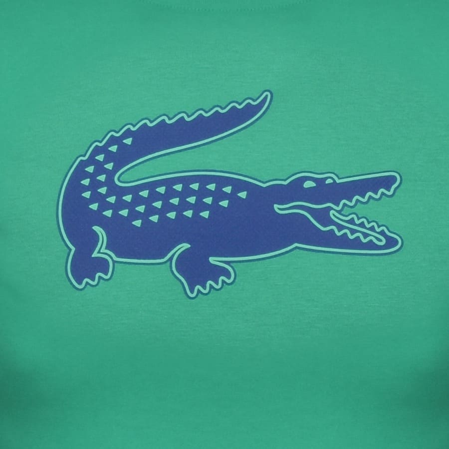 Alternative Image for ProductLacoste Sport Crew Neck Logo T Shirt Green3